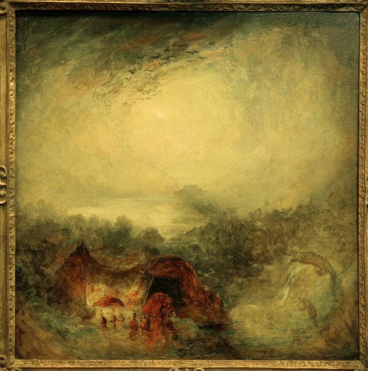 Vedenpaisumuksen ilta tekijältä Joseph Mallord William Turner