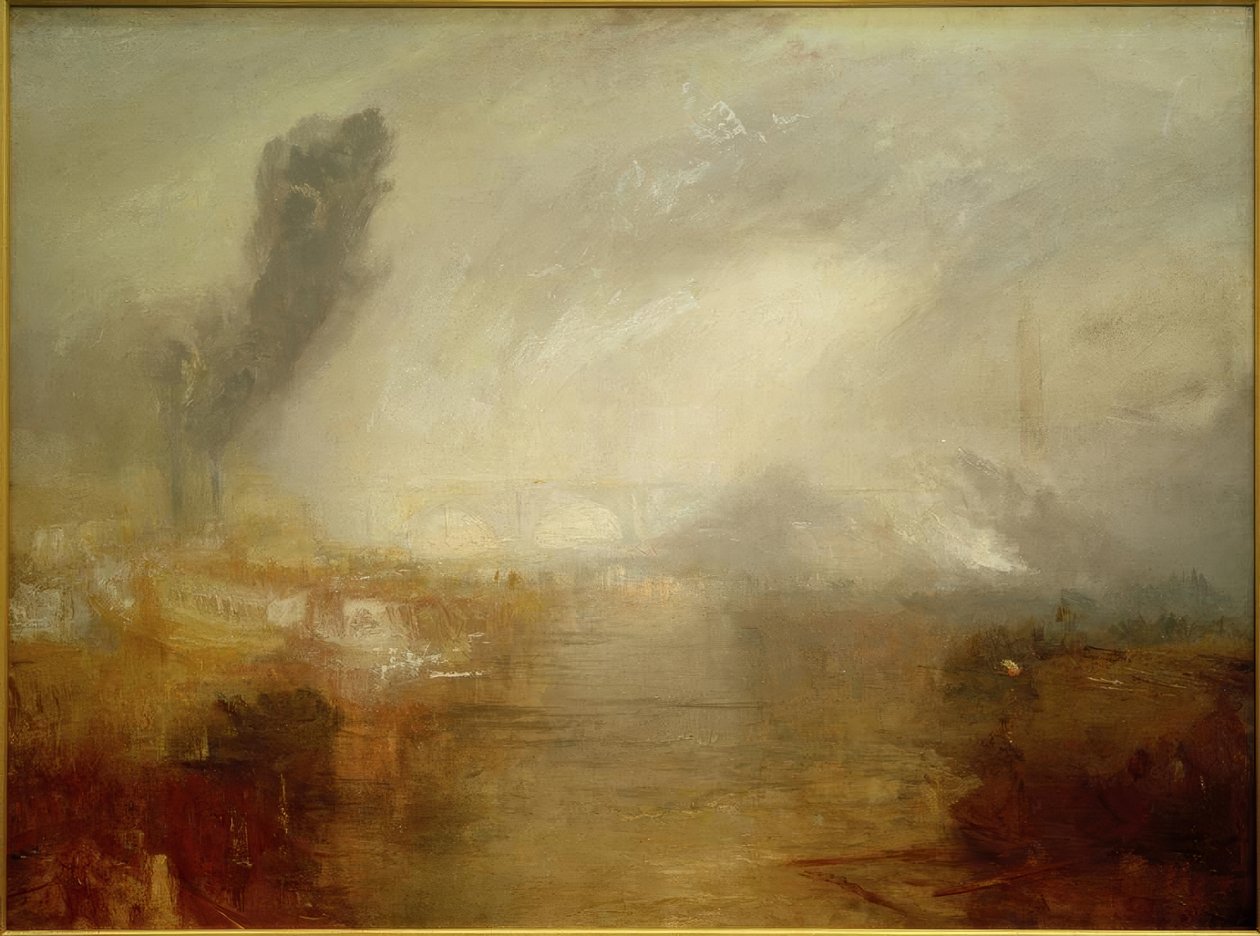 Thames Waterloon sillan yläpuolella tekijältä Joseph Mallord William Turner