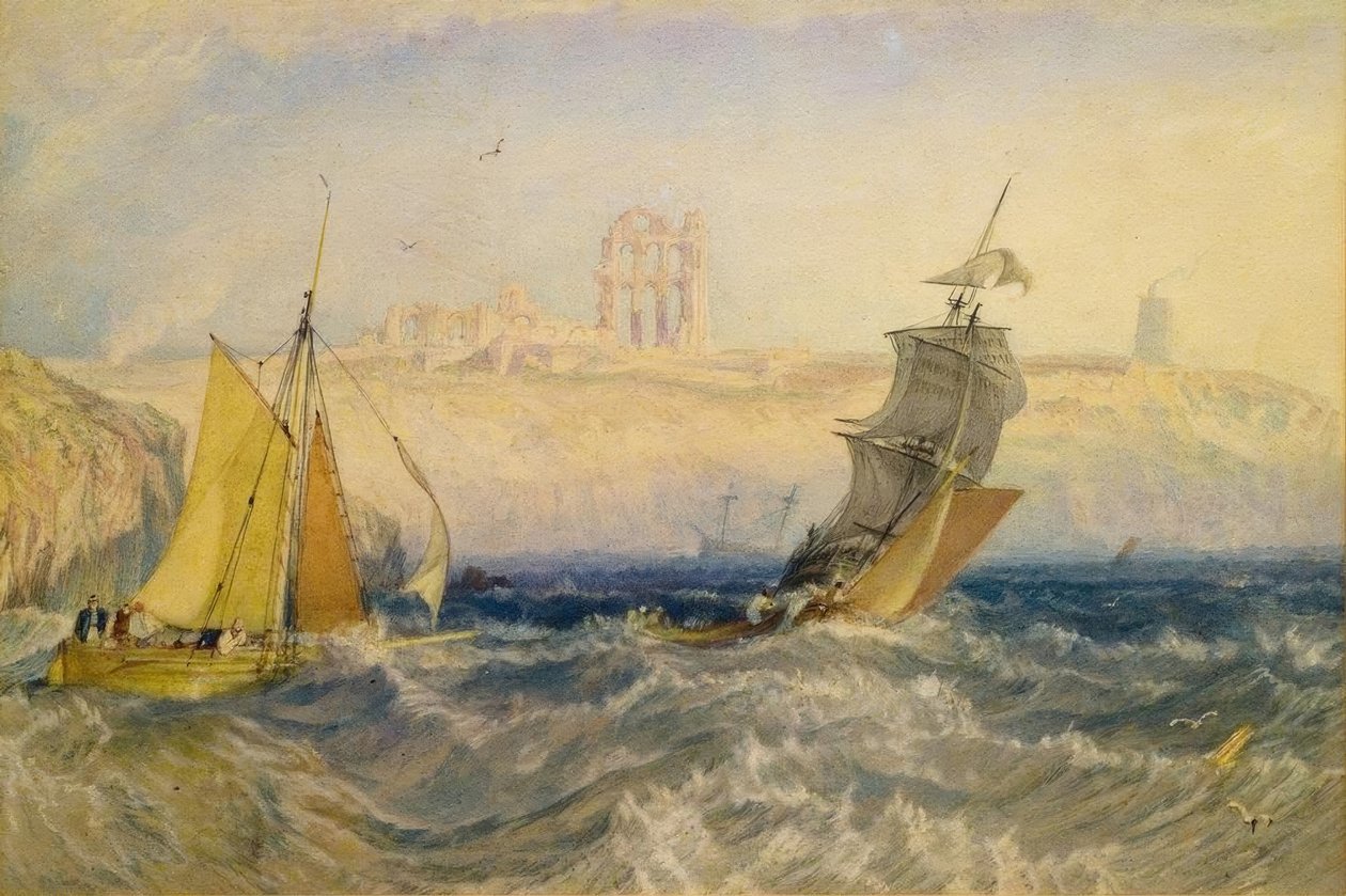 Tynemouth Priory tekijältä Joseph Mallord William Turner