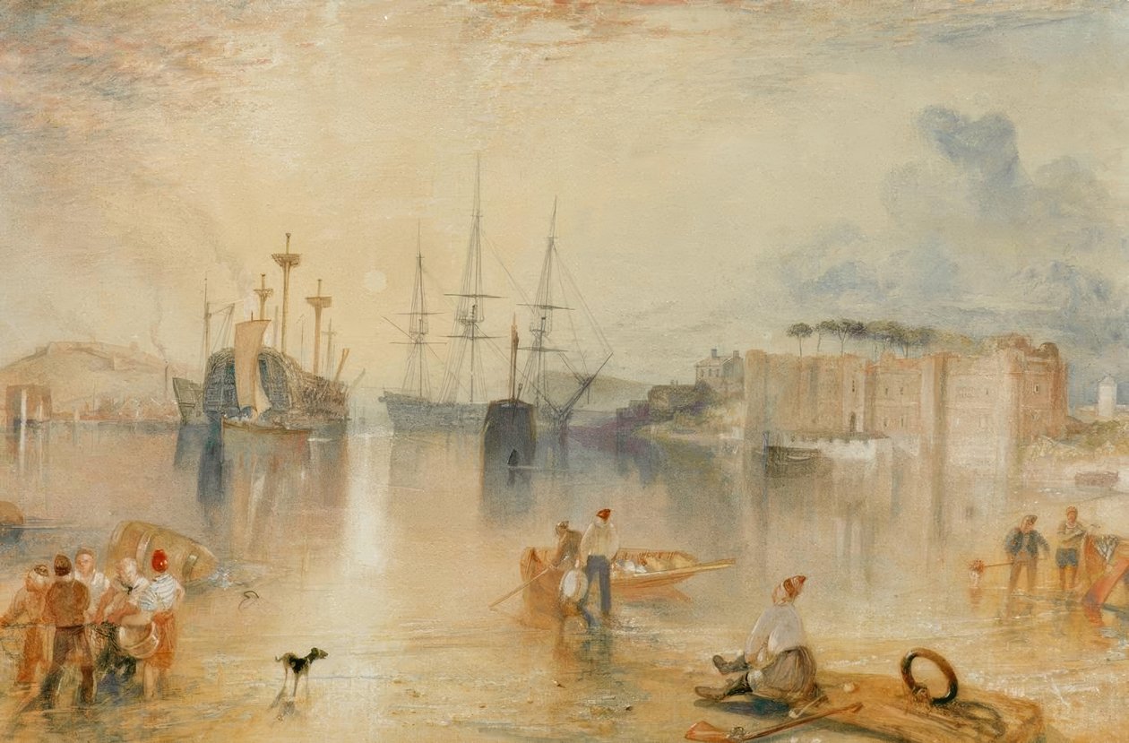 Upnorin linna tekijältä Joseph Mallord William Turner