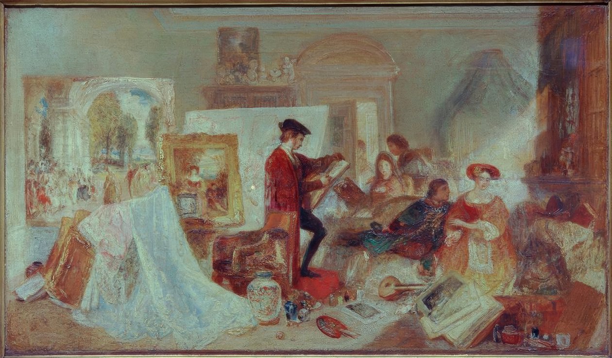 Watteau-tutkimus Fresnoyn sääntöjen mukaan tekijältä Joseph Mallord William Turner