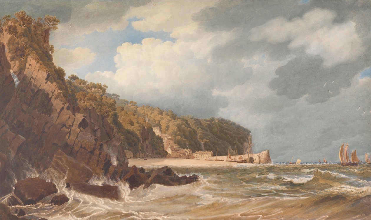 Clovelly, North Devon Finlandês tekijältä William Turner of Oxford