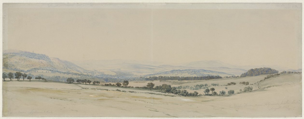 Hill Country Northumberlandissa tekijältä William Turner of Oxford