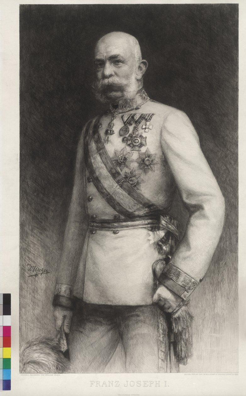Franz Joseph I kenttämarsalkan juhlaunivormussa tekijältä William Unger