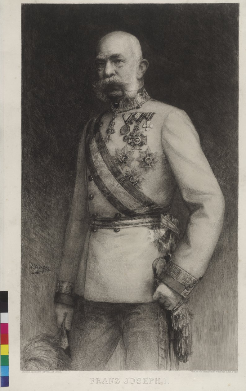 Franz Joseph I kenttämarsalkan juhlaunivormussa tekijältä William Unger
