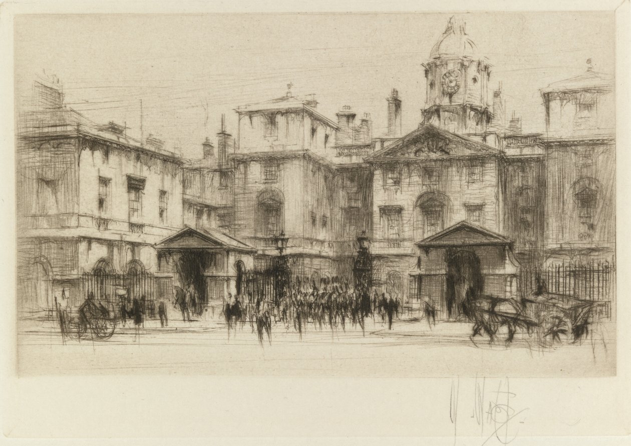 Lontoon setti: Horseguards tekijältä William Walcot