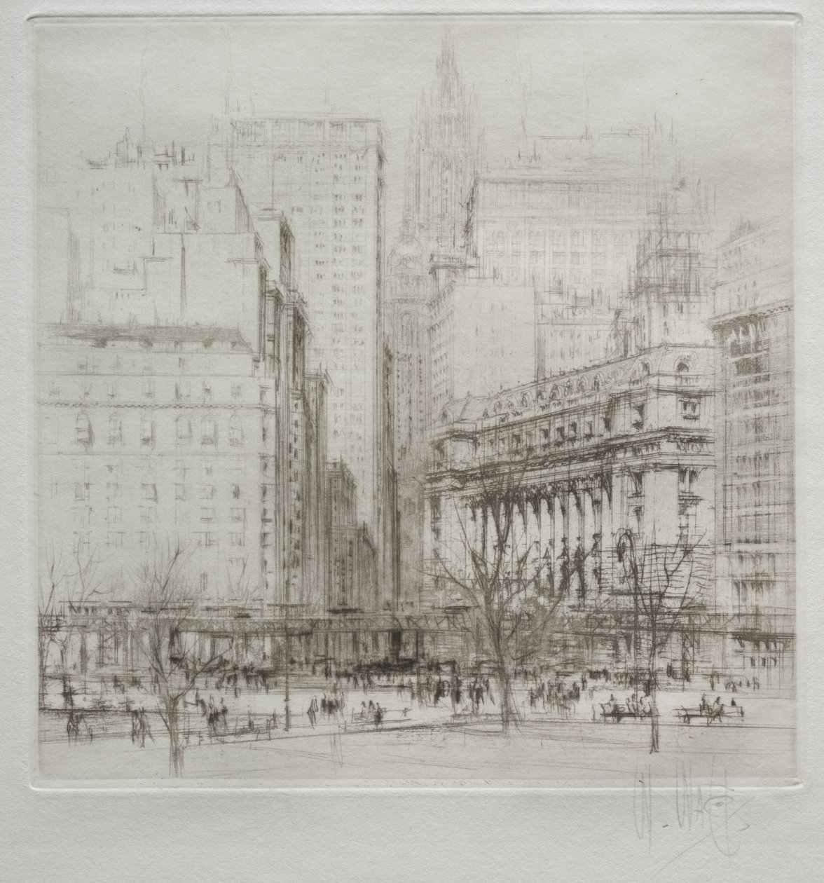 New York City: Battery Place tekijältä William Walcot