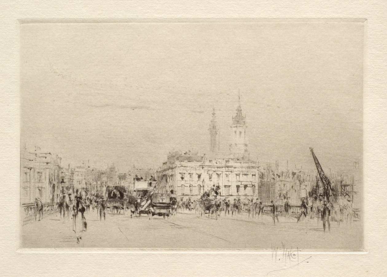 London Bridgellä tekijältä William Walcot