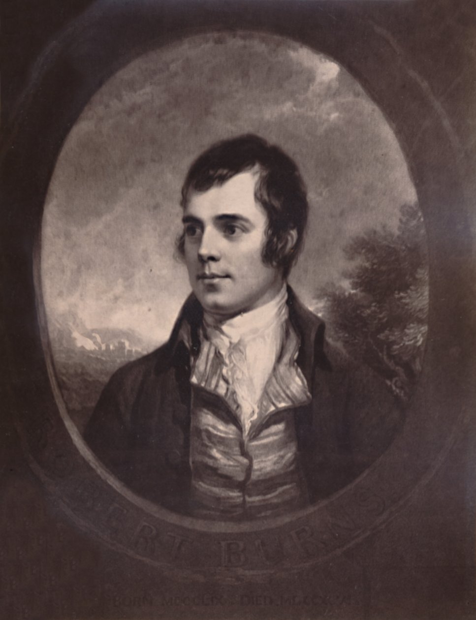 Robert Burns, skotlantilainen runoilija, 1800-luku 1894 tekijältä William Walker