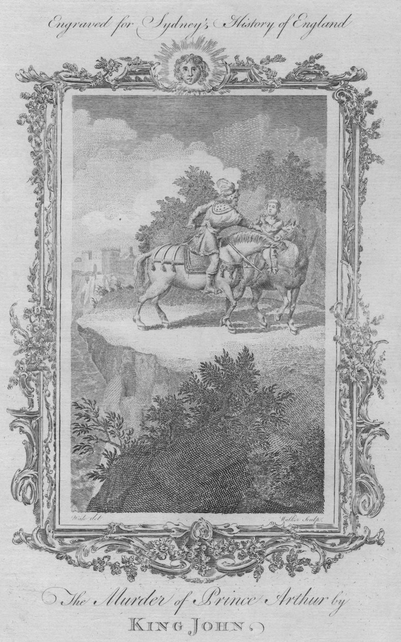 Kuningas Johnin Prinssi Arthurin murha, 1773. tekijältä William Walker