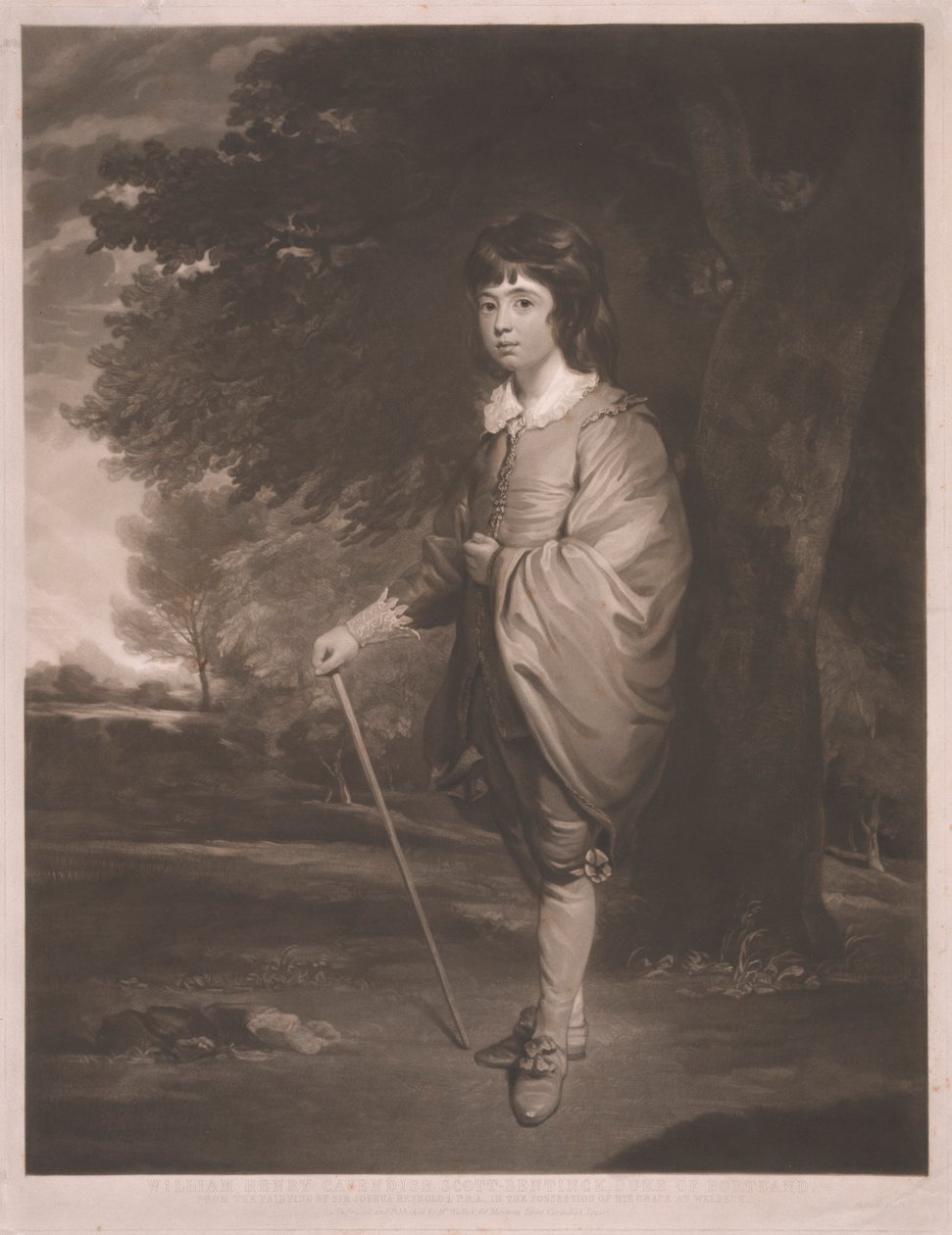 William Henry Cavendish Scott-Bentinck, Portlandin herttua, kun Titchfieldin markiisi tekijältä William Walker