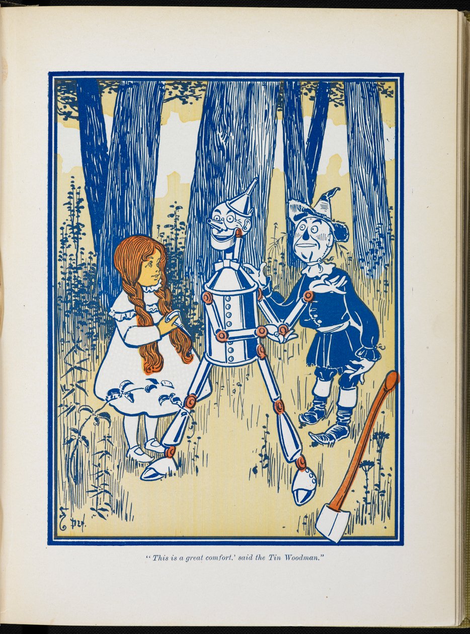 Dorothy, tinapuumies ja variksenpelätin. tekijältä William Wallace Denslow