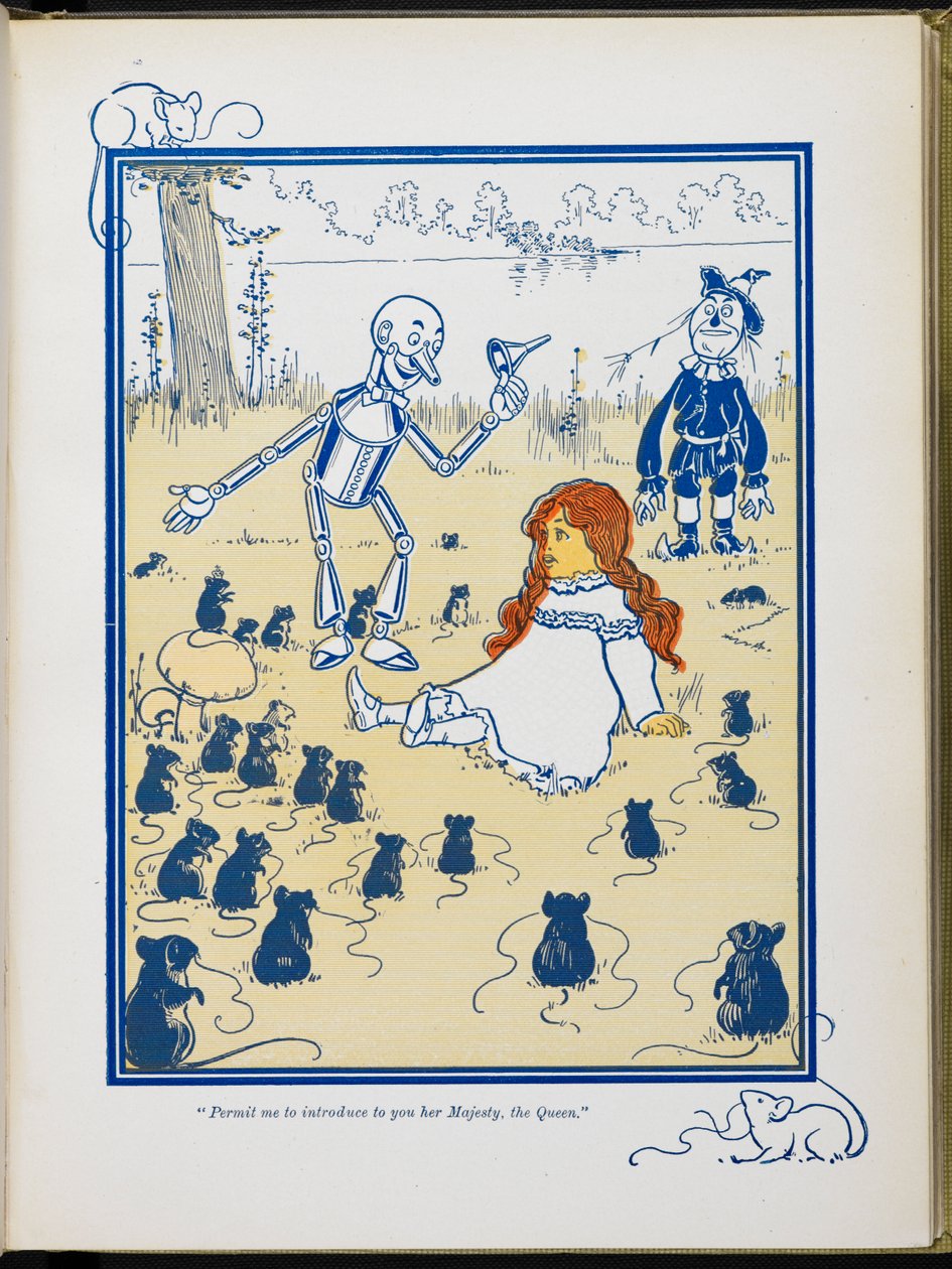 "Salli minun esitellä teille hänen majesteettinsa, kuningattaren." tekijältä William Wallace Denslow