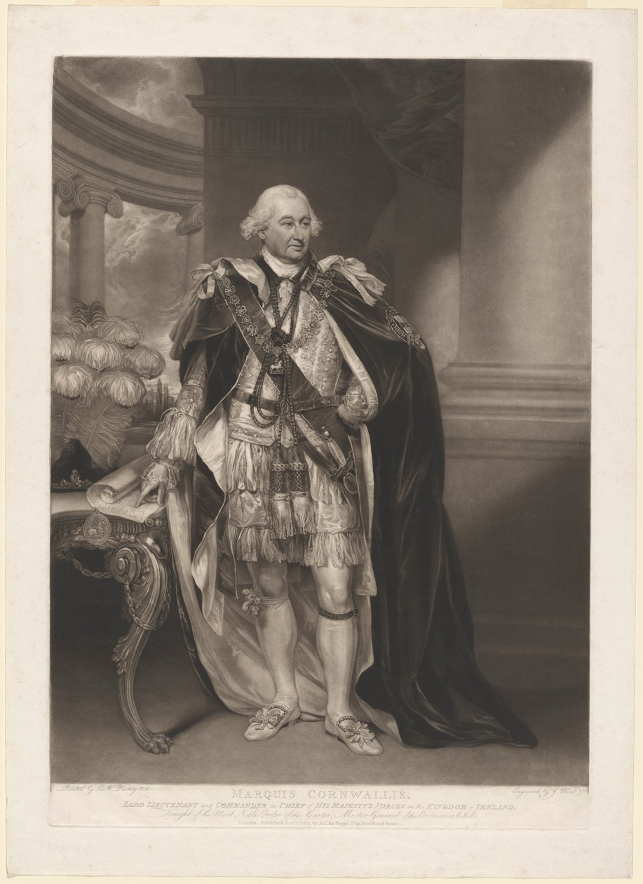 Lordi Cornwallis tekijältä William Ward after Sir William Beechey