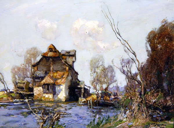 Old Mill on the Ouse tekijältä William Watt Milne