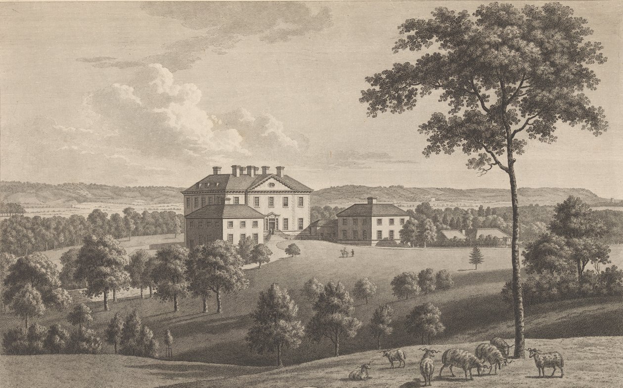 Montreal, lähellä Sevenokea, Kentin piirikunnassa, Edward Hastedin teoksesta The History and T..., 1777-90. tekijältä William Watts