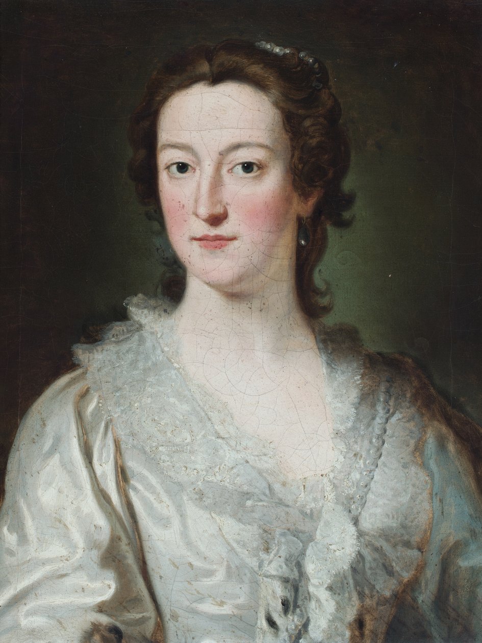 Northumberlandin herttuatar Elizabeth Percyn muotokuva (öljy kankaalle) tekijältä William Webster Hoare