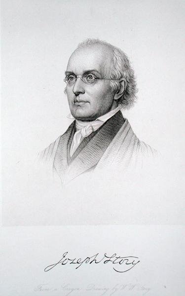 Joseph Story (kaiverrus) tekijältä William Wetmore (after) Story