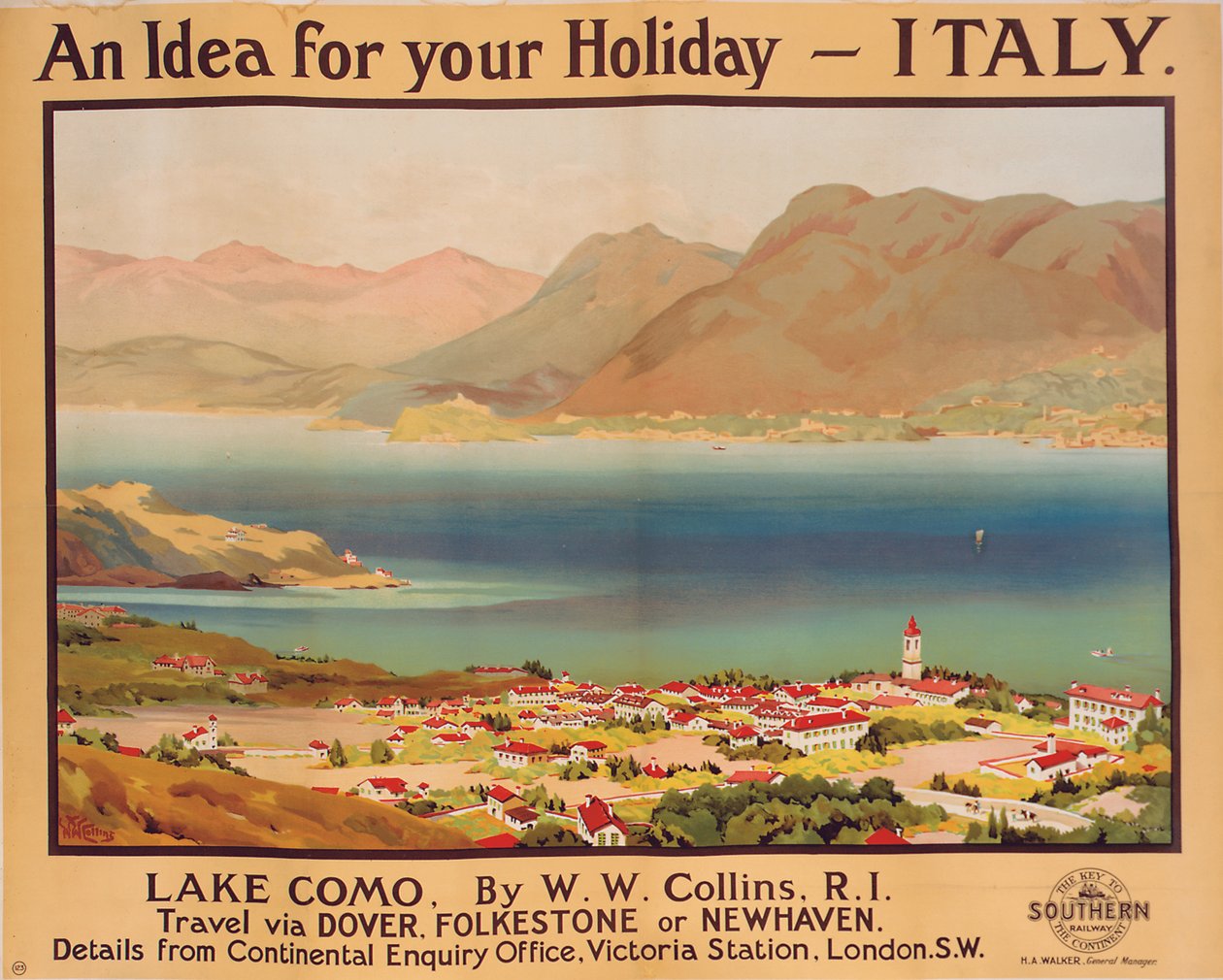 Idea lomallesi - Italia tekijältä William Wiehe Collins