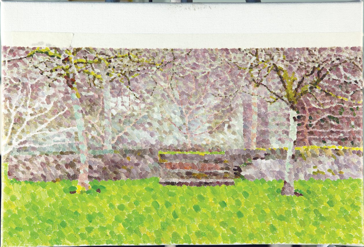 Orchard in Winter, 2014 (Öljy kankaalle) tekijältä William Wilkins