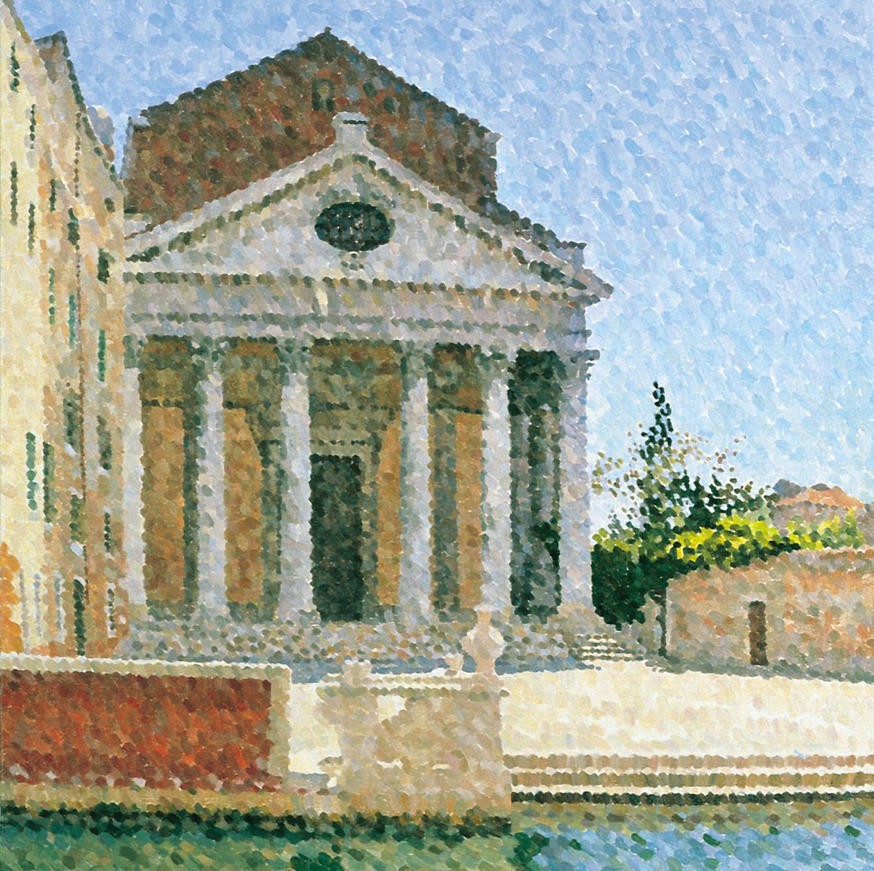 San Nicola dei Tolentini, Venetsia, 2001 (Öljy kankaalle) tekijältä William Wilkins