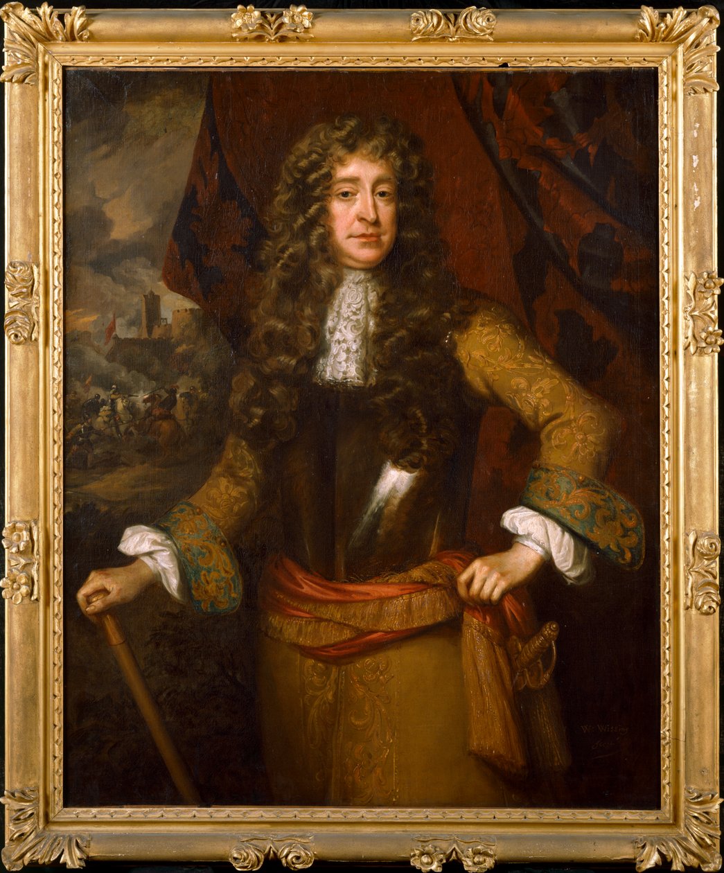Homem desconhecido chamado Guilherme III (óleo sobre tela) finlandês tekijältä William Wissing or Wissmig
