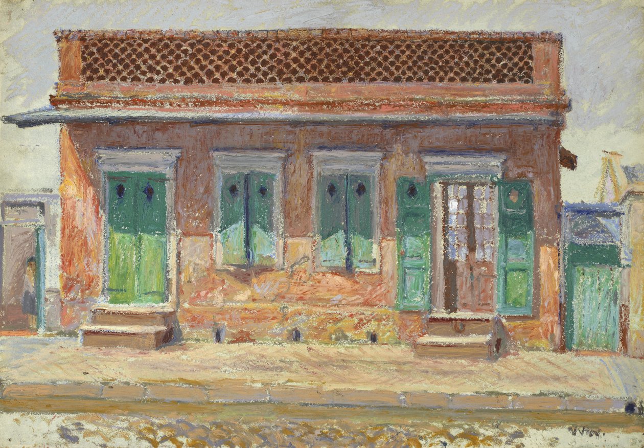 Talo Dumaine Streetillä, New Orleans, n. 1904 tekijältä William Woodward