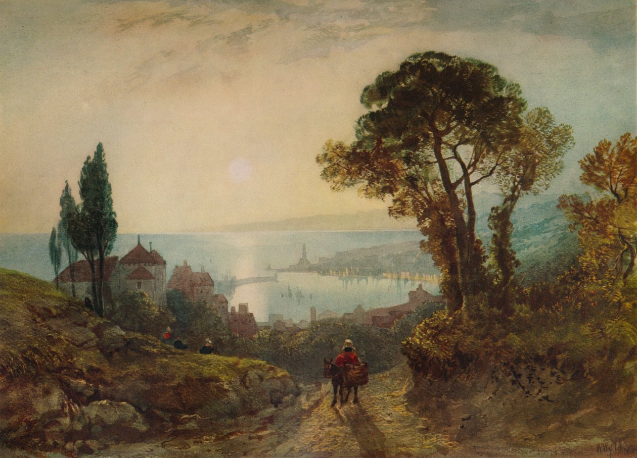Näkymä satamaan, c1859, 1938 tekijältä William Wyld