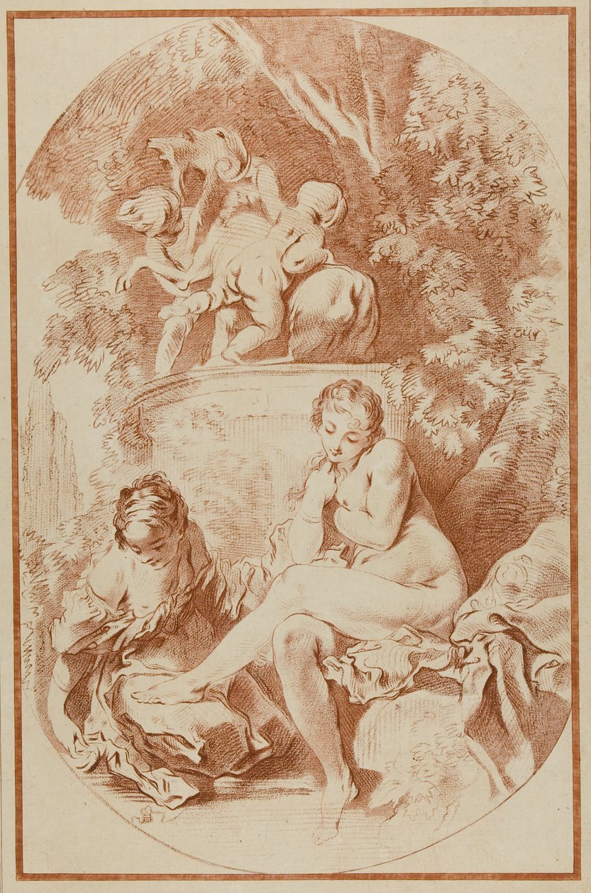 Bathsheba, piirustusten jäljitelmäkokoelmasta tekijältä William Wynne Ryland