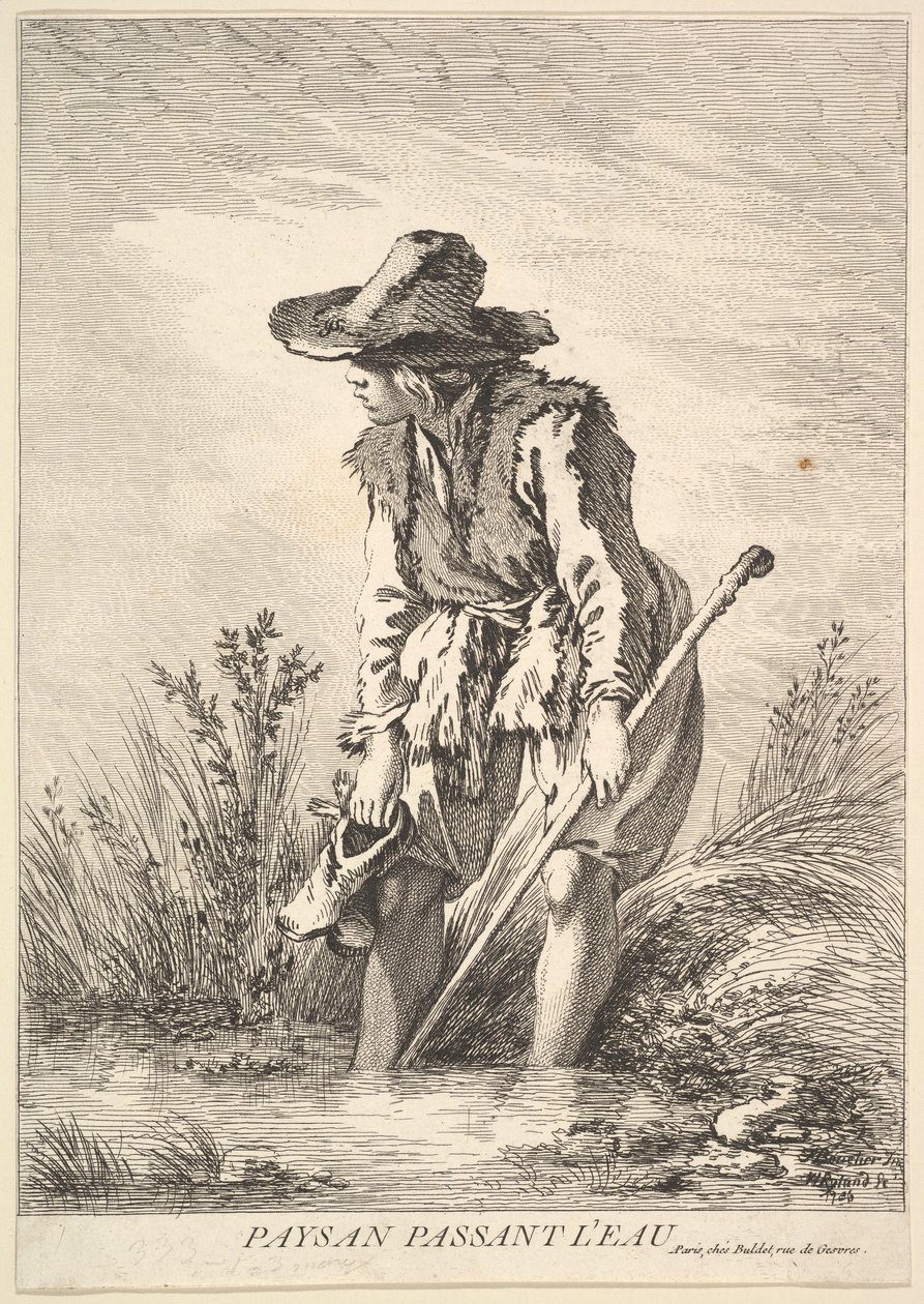 Talonpoikien ylitysvesi, 1786. tekijältä William Wynne Ryland