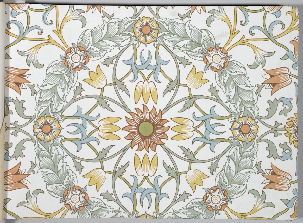 Tapettinäytekirja, ennen vuotta 1917 (painettu) tekijältä William and Company Morris
