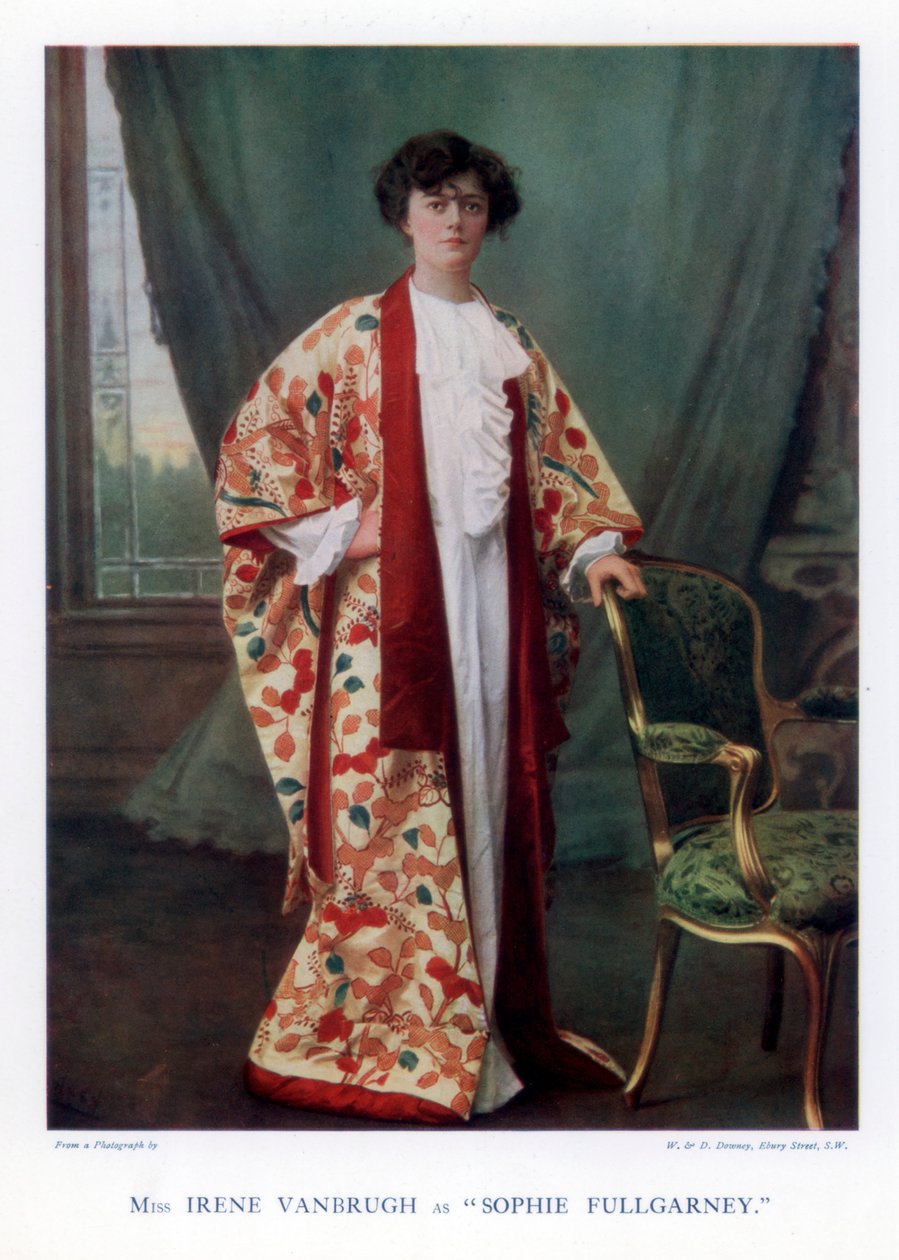 Dame Irene Vanbrugh, englantilainen näyttelijä, 1901 tekijältä William and Daniel Downey