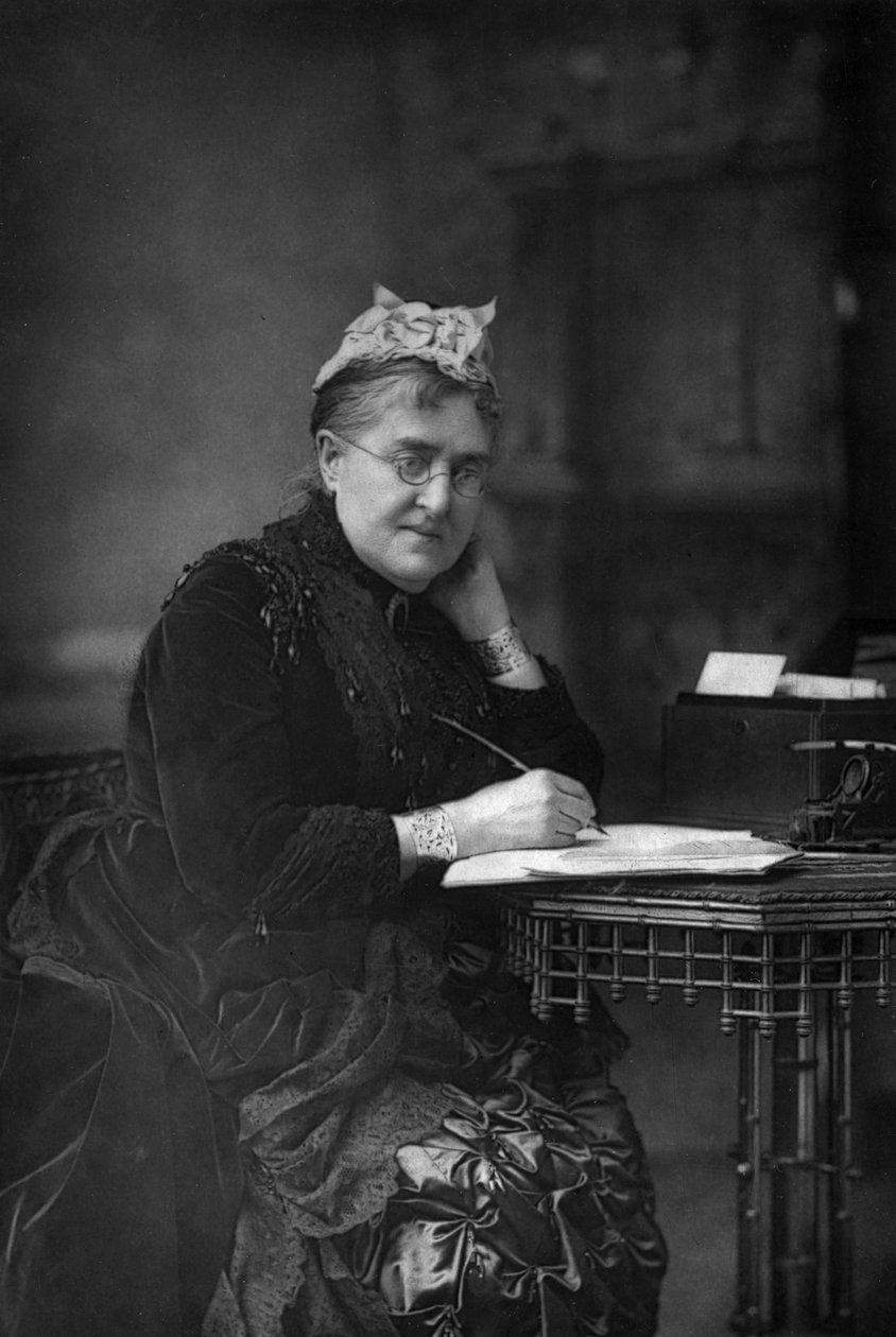 Eliza Lynn Linton 1822-1898, brittiläinen kirjailija, esseisti ja toimittaja, 1890. tekijältä William and Daniel Downey