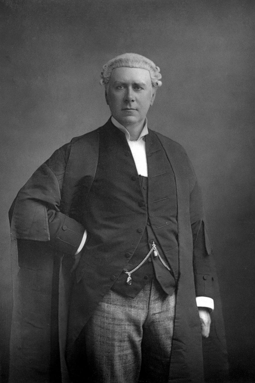 Frank Lockwood 1846-1897, englantilainen lakimies ja poliitikko, 1890. tekijältä William and Daniel Downey