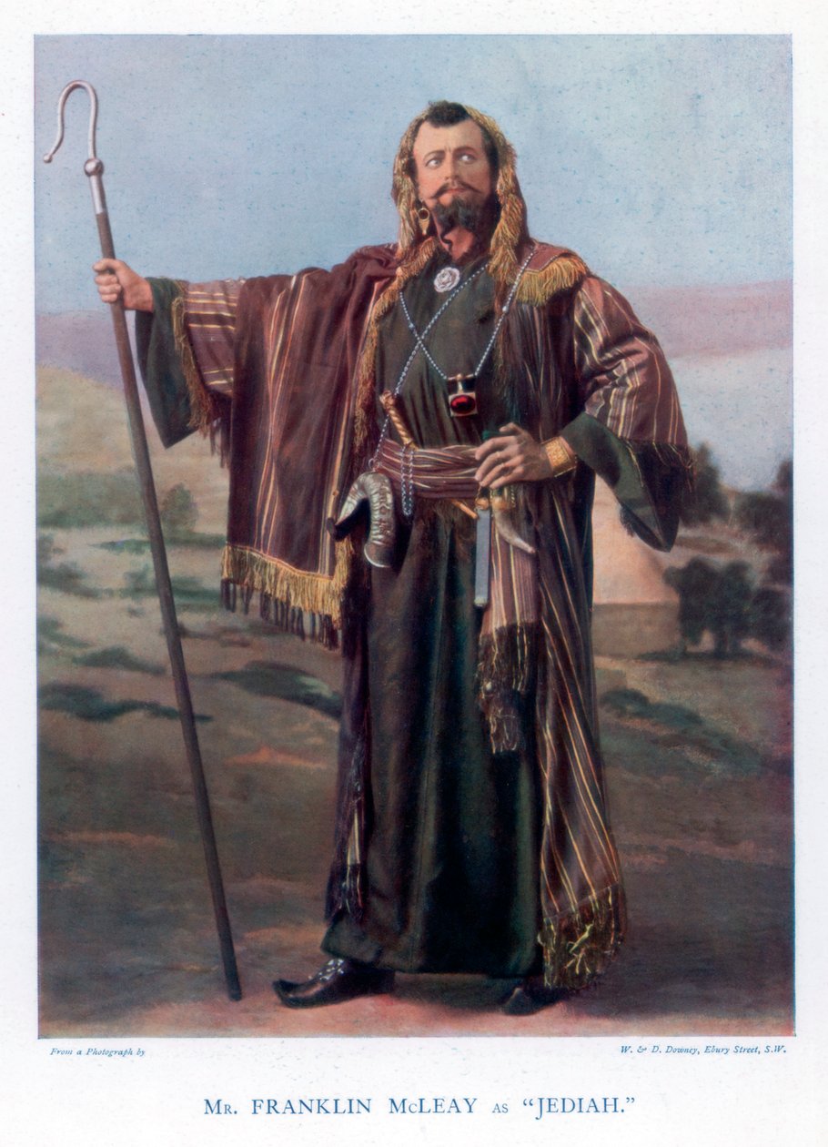 Franklin McLeay, kanadalainen näyttelijä, 1901. tekijältä William and Daniel Downey