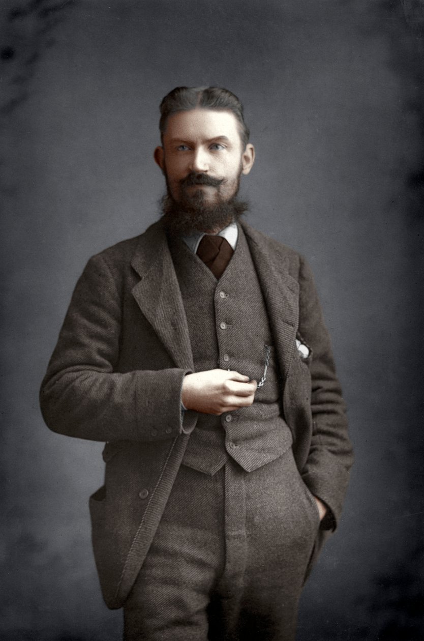 George Bernard Shaw, irlantilainen näytelmäkirjailija, kriitikko ja Fabian, 1893. tekijältä William and Daniel Downey