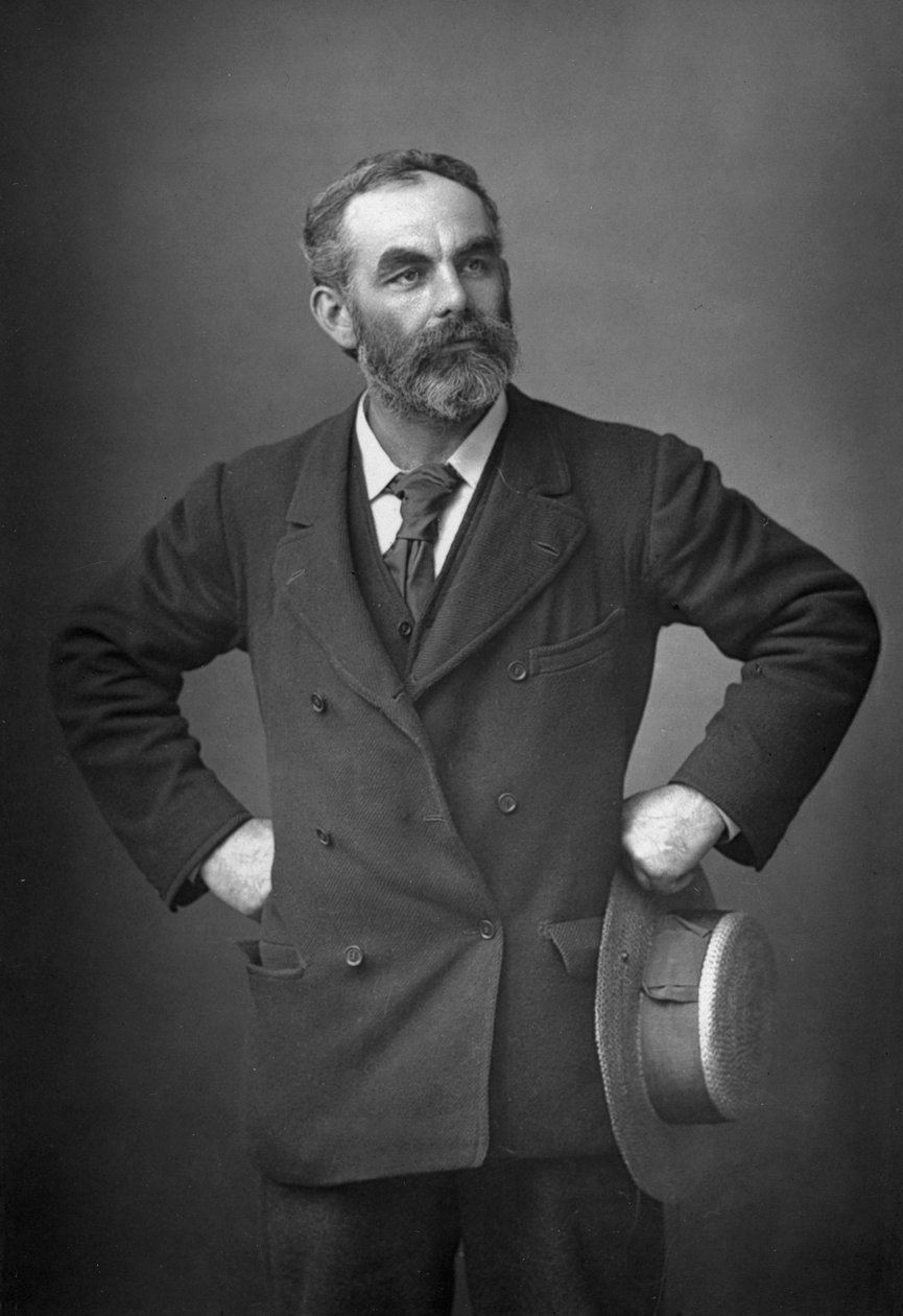John Burns 1858-1943, englantilainen ammattiyhdistysaktivisti, rasisminvastainen, sosialisti ja poliitikko, 1893. tekijältä William and Daniel Downey