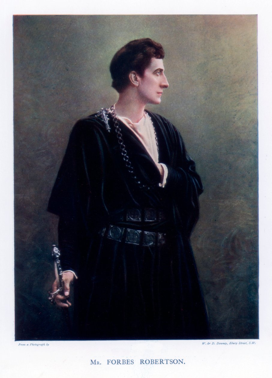 John Forbes-Robertson, brittiläinen näyttelijä ja teatterijohtaja, 1901. tekijältä William and Daniel Downey