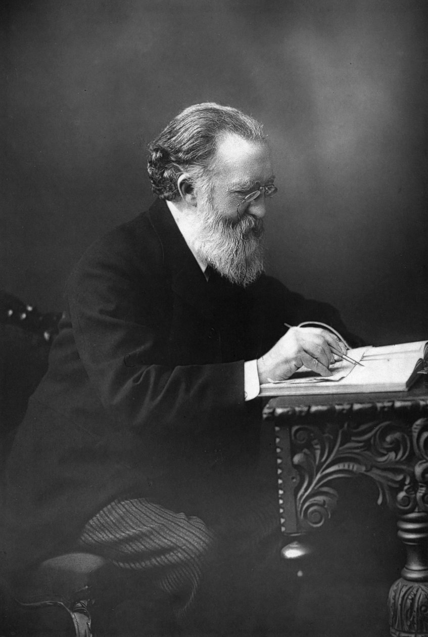 Justin McCarthy 1830-1912, irlantilainen poliitikko, historioitsija ja kirjailija, 1893. tekijältä William and Daniel Downey