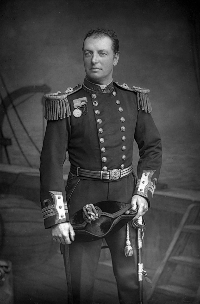 Lordi Charles Beresford 1846-1919, Britannian amiraali ja parlamentin jäsen, 1890. tekijältä William and Daniel Downey