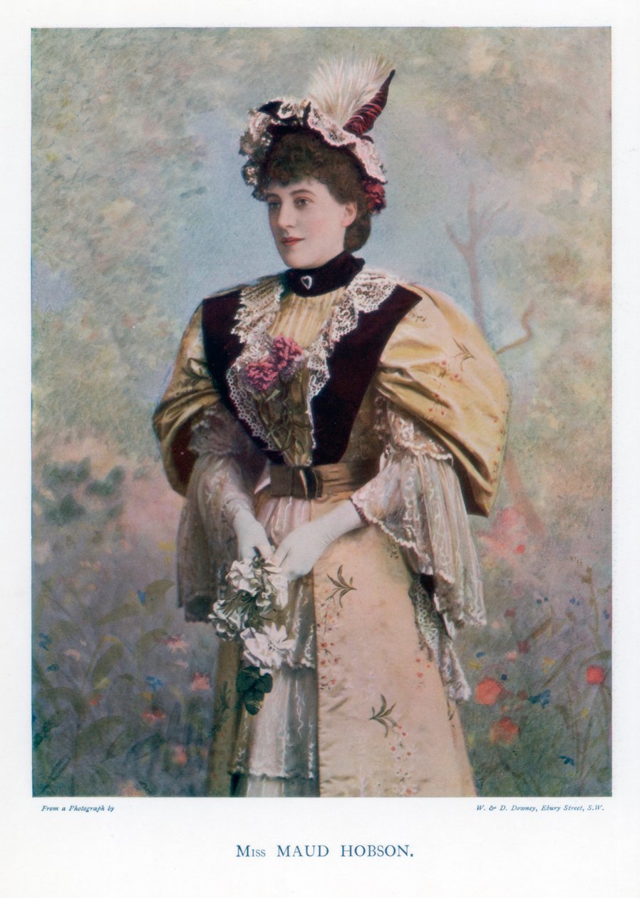 Maud Hobson, näyttelijä, 1901. tekijältä William and Daniel Downey