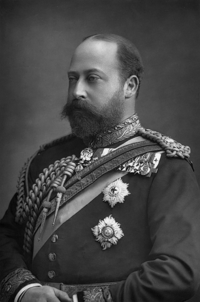 Walesin prinssi Edward, tuleva Ison-Britannian kuningas Edward VII 1841-1910, 1890. tekijältä William and Daniel Downey