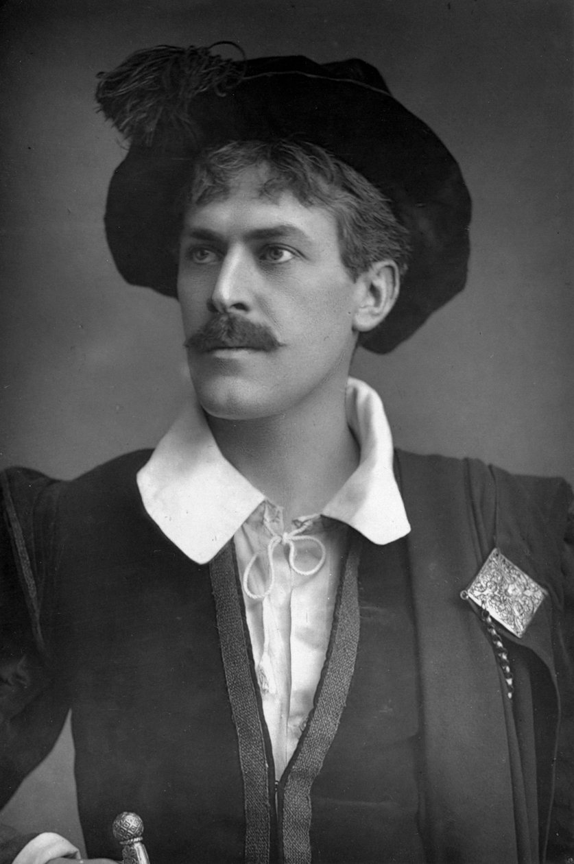 Sir George Alexander 1858-1918, englantilainen näyttelijä ja teatterijohtaja, 1893. tekijältä William and Daniel Downey