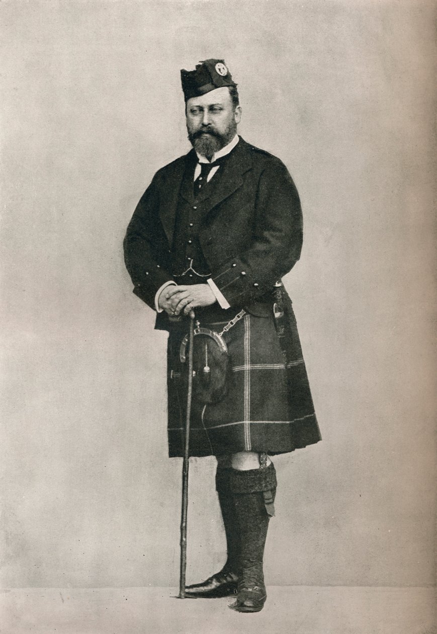 Walesin prinssi Highland-asussa, vuodelta 1886 1910 tekijältä William and Daniel Downey