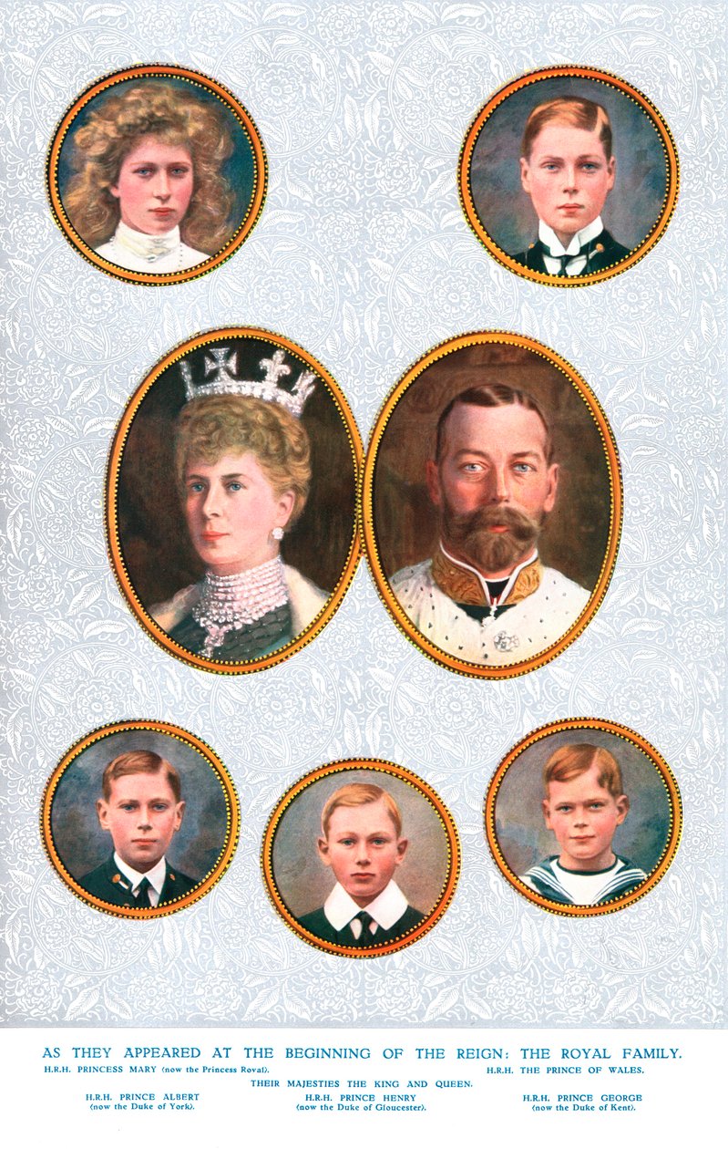 Kuninkaallinen perhe, vuodelta 1935 tekijältä William and Daniel Downey