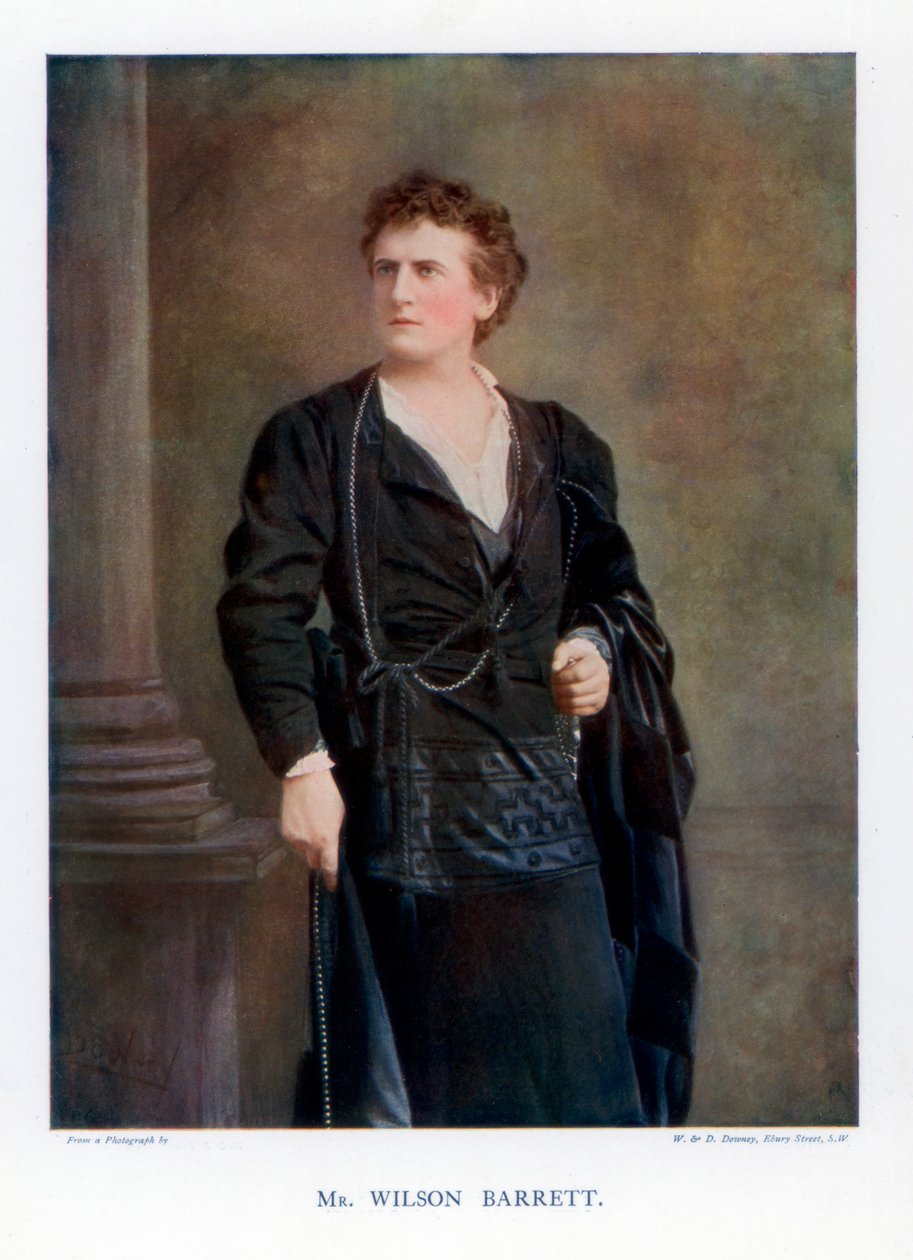 Wilson Barrett, englantilainen näyttelijä, manageri ja näytelmäkirjailija, 1901. tekijältä William and Daniel Downey
