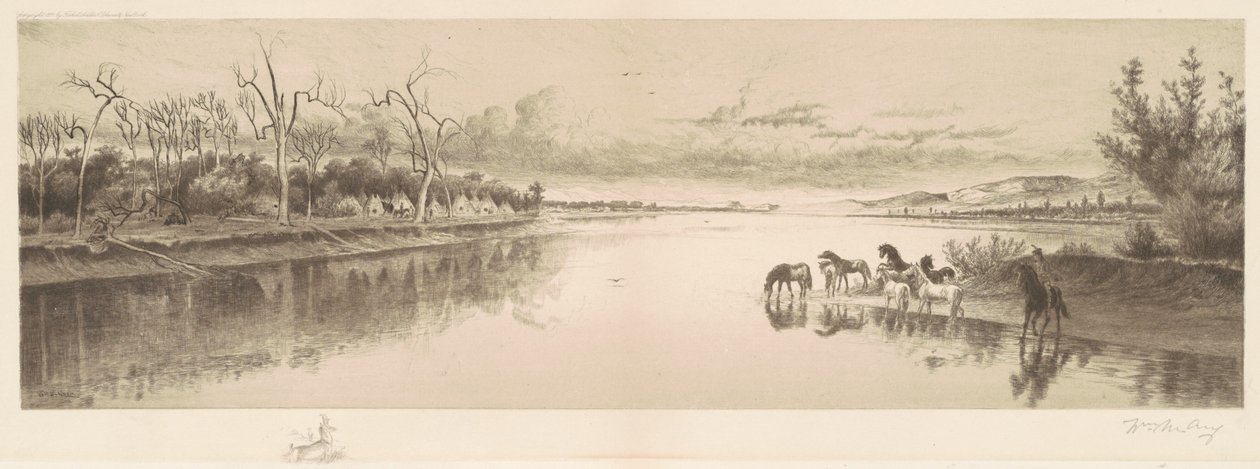 Nimetön (Native American Camp) tekijältä William de la Montagne Cary