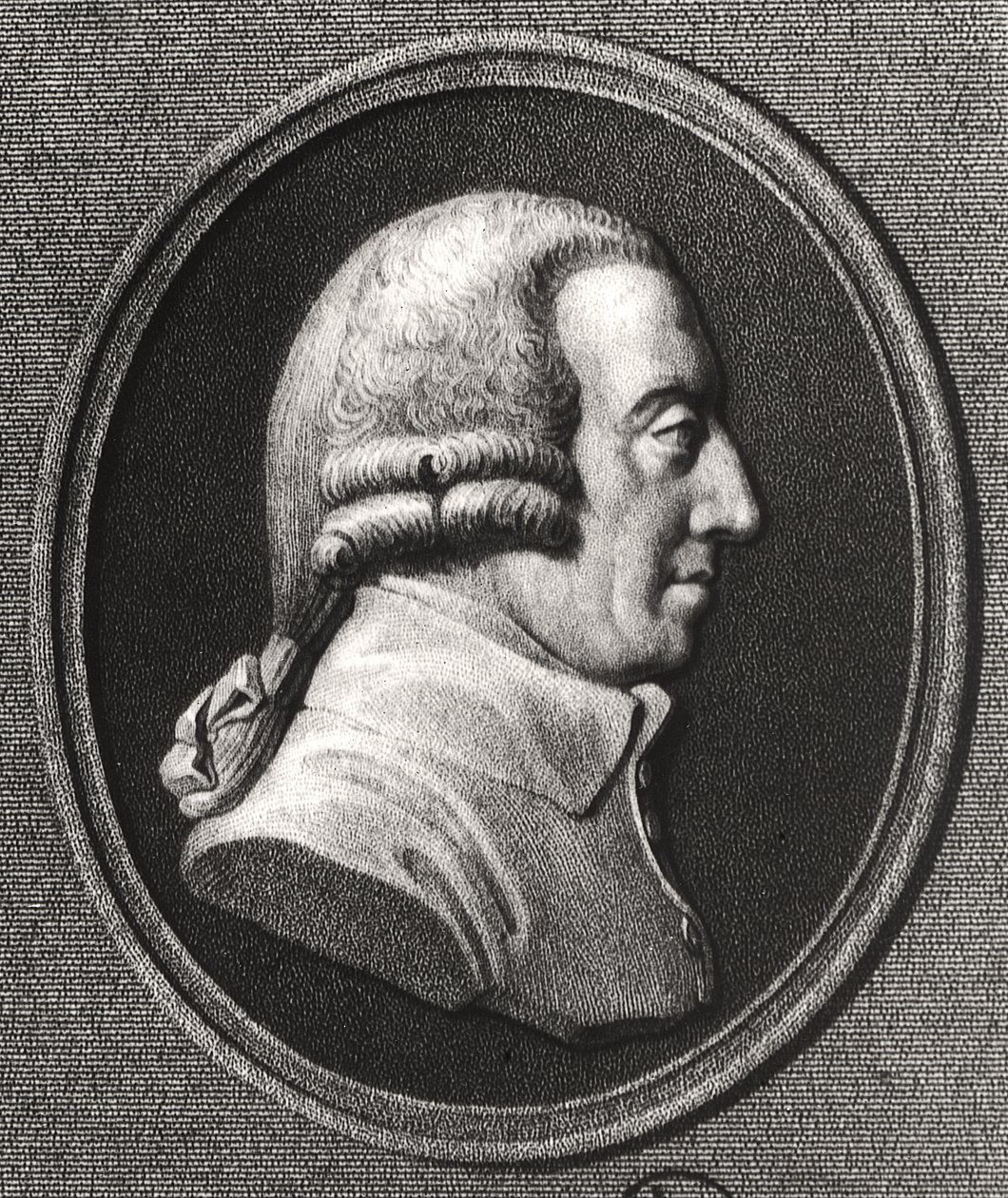 Muotokuva Adam Smithin (1723-90) medaljongista tekijältä William the Younger Holl
