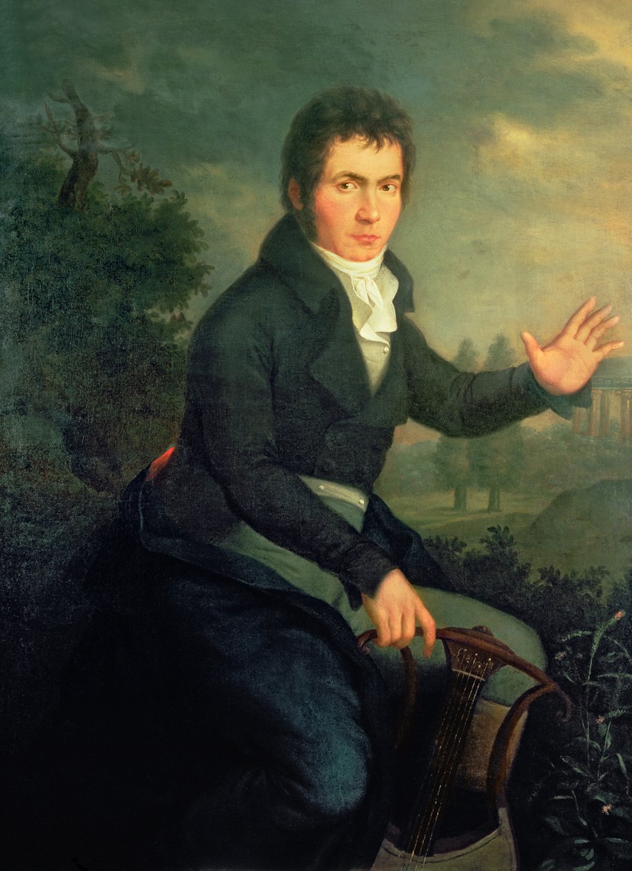 Ludwig van Beethoven (1770-1827), 1804 (katso lisätietoja numerosta 67289) tekijältä Willibrord Joseph Mahler or Maehler