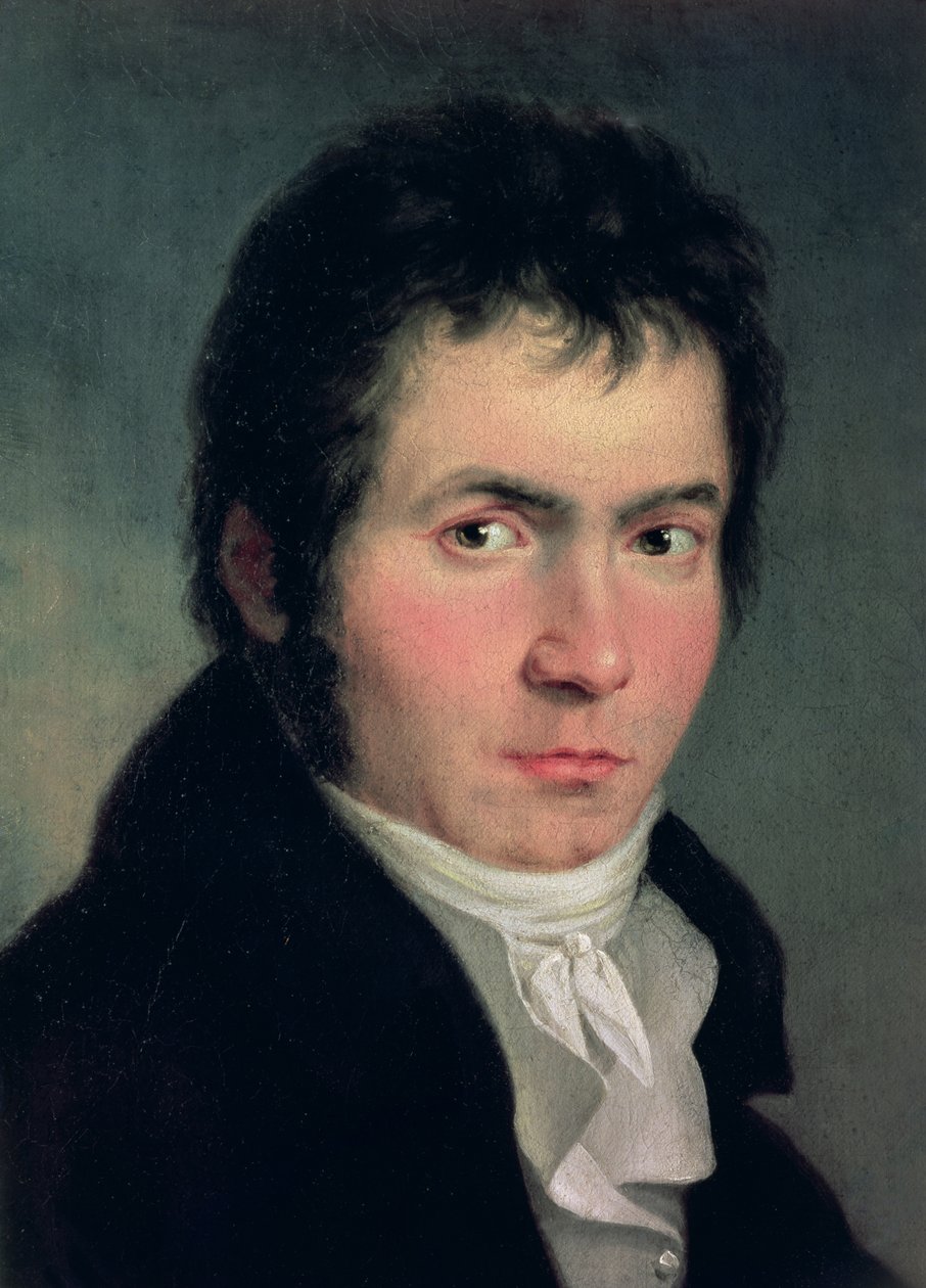Ludwig van Beethoven (1770-1827), 1804 (yksityiskohta 13986) tekijältä Willibrord Joseph Mahler or Maehler